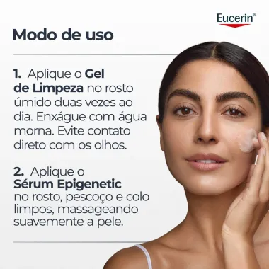 Kit Eucerin Hyaluron Filler S&eacute;rum Epigenetic Anti-Idade 30ml e Ganhe Anti-Pigment Gel de Limpeza Esfoliante 20g