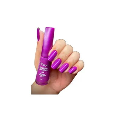 Esmalte Novo Toque Esta&ccedil;&atilde;o das Cores Flor de Jacarand&aacute; Cintilante 8ml