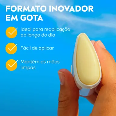 Protetor Solar Nivea Sun UV Specialist Silky UV Stick FPS 60 15g