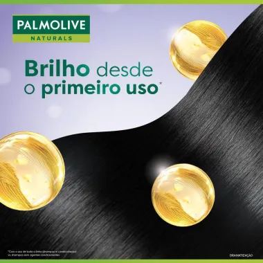 Shampoo Palmolive Naturals Pretos Luminosos Cabelos Escuros e Tingidos 315ml