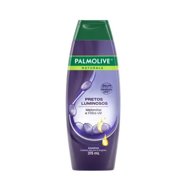Shampoo Palmolive Naturals Pretos Luminosos Cabelos Escuros e Tingidos 315ml