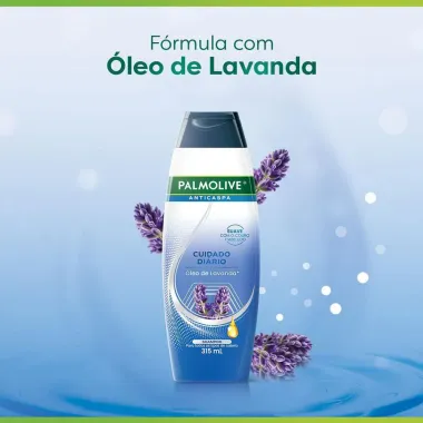 Shampoo Palmolive Anticaspa Cuidado Di&aacute;rio Para Todos os tipos de Cabelo 315ml