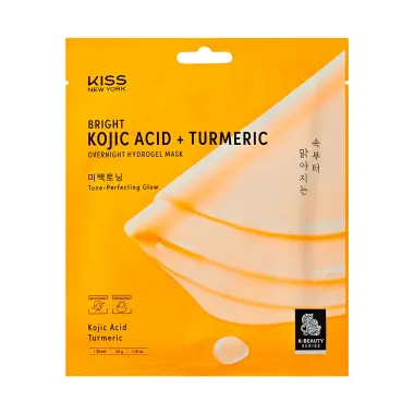 M&aacute;scara Facial Hydrogel Kiss New York Bright Kojic Acid + Turmeric 34g