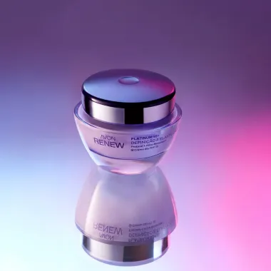 Creme Facial Avon Renew Platinum 55+ Dia FPS 35 Defini&ccedil;&atilde;o e Elasticidade 50g