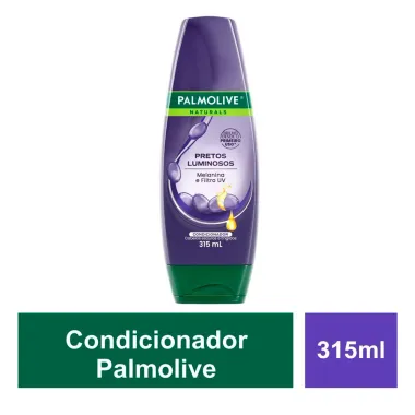 Condicionador Palmolive Naturals Pretos Luminosos Cabelos Escuros e Tingidos 315ml