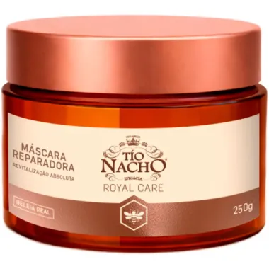 M&aacute;scara Reparadora T&iacute;o Nacho Royal Care Revitaliza&ccedil;&atilde;o Absoluta 250g