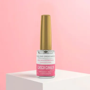 Base de Unha Pr&oacute; Crescimento Casco Cavalo Trop Care Queratina e Mirra 8ml