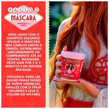 M&aacute;scara Lola From Rio Volum&atilde;o 450g