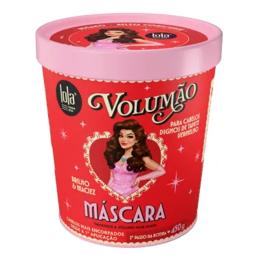M&aacute;scara Lola From Rio Volum&atilde;o Passo 2 450g