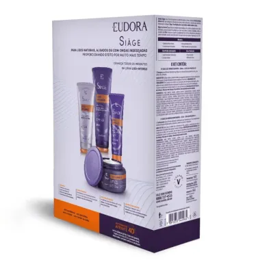 Kit Eudora Si&agrave;ge Liso Intenso Shampoo 250ml e Condicionador 125ml Pre&ccedil;o Especial