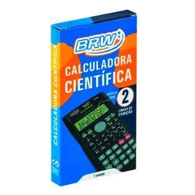 Calculadora Cient&iacute;fica BRW 240 Fun&ccedil;&otilde;es Preta 1 Unidade