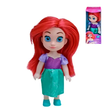 Boneca Disney Princesa Etitoys 3+ Anos Personagens Sortidas 1 Unidade