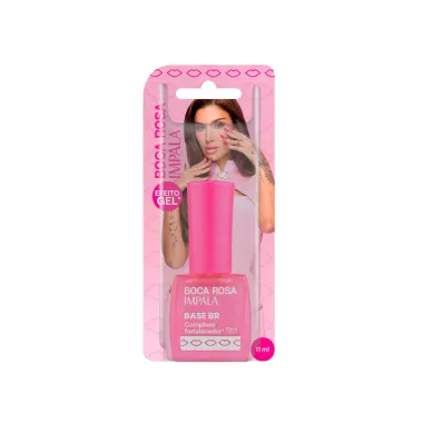 Base BR Impala Boca Rosa Efeito Gel Complexo Fortalecedor 11ml