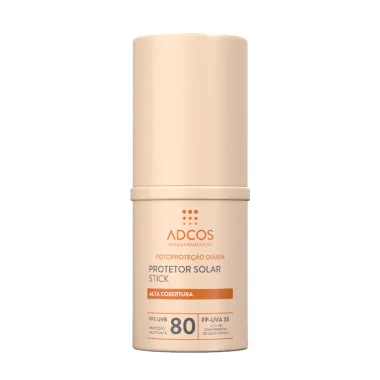Protetor Solar Adcos Tonalizante Base Stick FPS80 Bronzer 17g