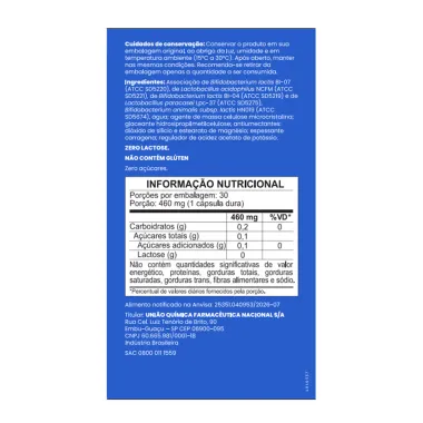 Bio5 Probi&oacute;tico 20 Bilh&otilde;es de Culturas Ativas com 10 C&aacute;psulas Duras