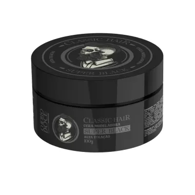 Cera Modeladora Classic Hair Super Black Alta Fixa&ccedil;&atilde;o 100g