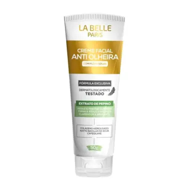 Creme Facial Anti Olheira La Belle Paris com Filtro Solar Extrato de Pepino 50g