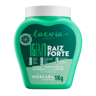 M&aacute;scara de Hidrata&ccedil;&atilde;o Laevia Expert 15 em 1 Raiz Forte For&ccedil;a e Crescimento Saud&aacute;vel 1kg