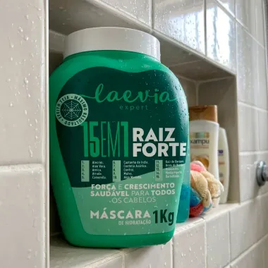 M&aacute;scara de Hidrata&ccedil;&atilde;o Laevia Expert 15 em 1 Raiz Forte For&ccedil;a e Crescimento Saud&aacute;vel 1kg