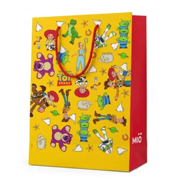 Sacola para Presente Mi&oacute; Toy Story M&eacute;dia 1 Unidade