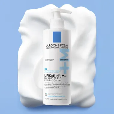 Lipikar AP+Max La Roche Posay B&aacute;lsamo Tripla Repara&ccedil;&atilde;o Corporal 72 Horas 400ml