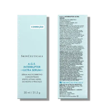 S&eacute;rum Multicorretivo para Rosto e Pesco&ccedil;o SkinCeuticals A.G.E Interrupter Ultra S&eacute;rum Corre&ccedil;&atilde;o 30ml