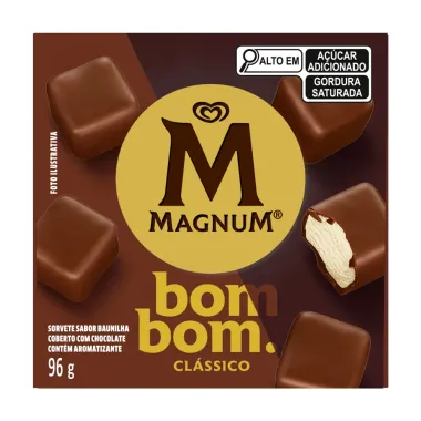 Sorvete Kibon Magnum Bombom Cl&aacute;ssico 96g