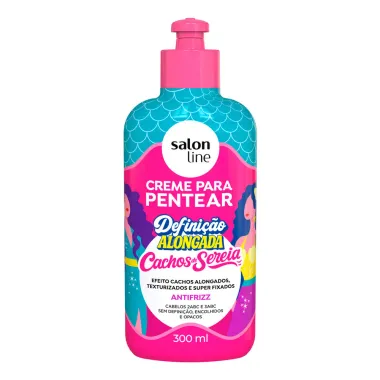 Creme de Pentear Salon Line Defini&ccedil;&atilde;o Alongada Cachos de Sereia Antifrizz 300ml