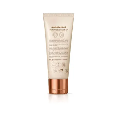 Protetor Solar Australian Gold FPS 70 Antioleosidade Sem Cor Toque Seco 40g