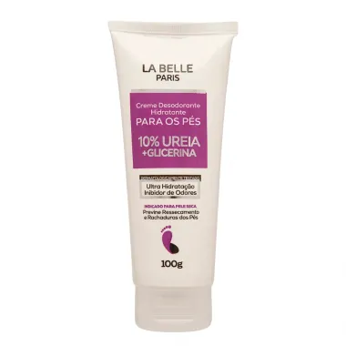 Creme Desodorante Hidratante para os P&eacute;s La Belle 10% Ureia e Glicerina 100g