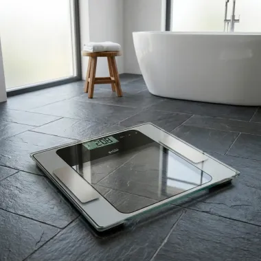 Balan&ccedil;a G-Tech Digital com Bioimped&acirc;ncia Glass 7FW