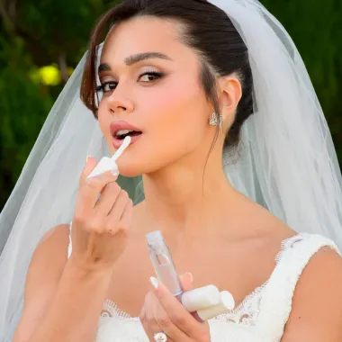 Kit Bride By Franciny Ehlke Lip Bride 5g Blush Bride 6,5g e Shine Bride 5g