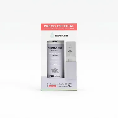 Acidificante Capilar Hidratei Antifrizz 200ml e 50% Off Cera Antifrizz 12g Pre&ccedil;o Especial