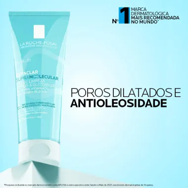 Gel de Limpeza Effaclar Supramolecular La Roche Posay Poros e Oleosidade 100g