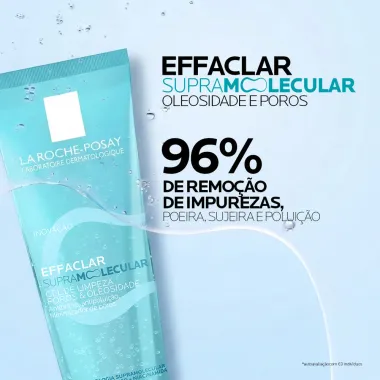 Gel de Limpeza Effaclar Supramolecular La Roche Posay Poros e Oleosidade 100g