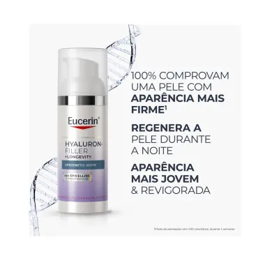 Hyaluron Filler + Longevity Eucerin Epigenetic Noite 50ml