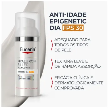 Hyaluron Filler + Longevity Eucerin Epigenetic Dia FPS 30 50ml