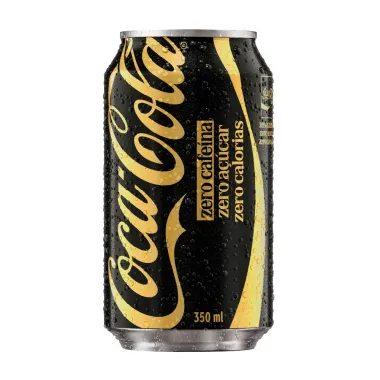 Refrigerante Coca Cola Zero Cafe&iacute;na, A&ccedil;&uacute;car e Calorias Lata 350ml