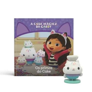 Livro Infantil A Casa M&aacute;gica da Gabby Hist&oacute;rias e Personagens Sortidos com 1 Miniatura
