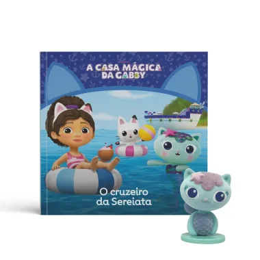 Livro Infantil A Casa M&aacute;gica da Gabby Hist&oacute;rias e Personagens Sortidos com 1 Miniatura