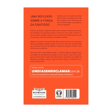 Livro #Um Dia Sem Reclamar Davi Lago e Marcelo Galuppo