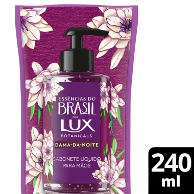 Sabonete Líquido Para Mãos Lux Dama da Noite Refil 240ml