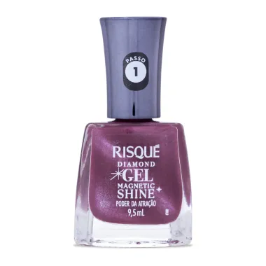 Esmalte Risqu&eacute; Diamond Gel Magnetic Shine Cor Poder da Atra&ccedil;&atilde;o 9,5ml