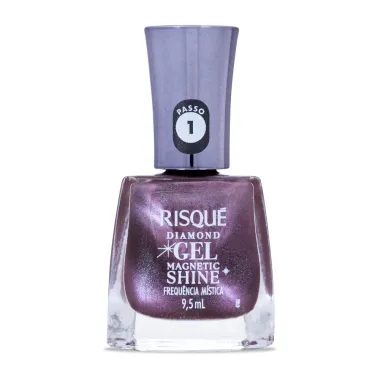 Esmalte Risqu&eacute; Diamond Gel Magnetic Shine Cor Frequ&ecirc;ncia M&iacute;stica 9,5ml