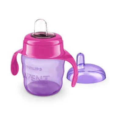Copo De Treinamento Philips Avent Easy Sip Roxo +6 Meses 200ml