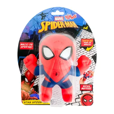 Boneco Stika Spider Man Toyng 4+ Anos 1 Unidade