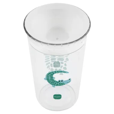 Copo de Transi&ccedil;&atilde;o MAM 360&deg; Antivazamento 8+ Meses Azul 290ml