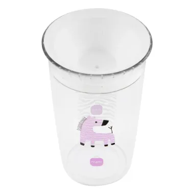Copo de Transi&ccedil;&atilde;o MAM 360&deg; Antivazamento 8+ Meses Lil&aacute;s 290ml