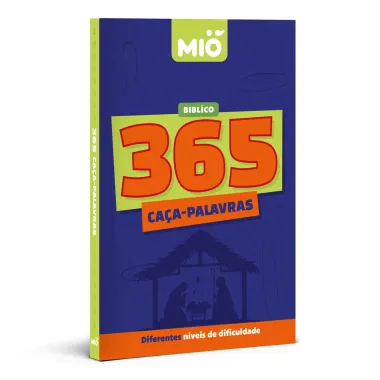 Livro 365 Ca&ccedil;a Palavras B&iacute;blico Mi&oacute; Diferentes N&iacute;veis de Dificuldade