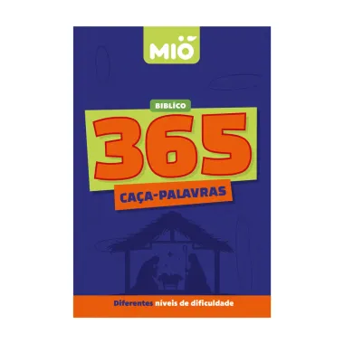 Livro 365 Ca&ccedil;a Palavras B&iacute;blico Mi&oacute; Diferentes N&iacute;veis de Dificuldade